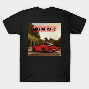 2002 Mazda RX-7 - Cartoon Design T-Shirt